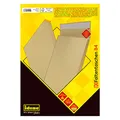 Produktbild: Idena 12154 - Versandtaschen DIN B4, 25 Stück haftklebend, Faltentaschen mit 4 cm Bodenfalte, Briefumschläge ohne Fenster, aus 150 g/m² FSC-Recycled Papier in Braun