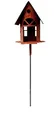 Produktbild: itsisa Gartenstecker Vogelhaus im Rost Design 18x20 cm - Rostfigur für den Garten, Gartendeko, Metalldeko