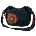 Produktbild: Guru-Shop Schultertasche Ethno Boho Schultertasche, Goa Tasche Mandala -.. rot|schwarz 33 cm x 26 cm x 5 cm