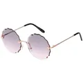 Produktbild: BEZLIT Damen Sonnenbrille Runde Form Violett/Rosa