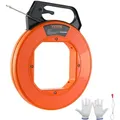 Produktbild: VEVOR Fischband, 100 Fuß, 3/16 Zoll, Glasfaser-Drahtzieher mit optimiertem Gehäuse und Griff, benutzerfreundliches Kabelzieher-Werkzeug, flexible Drahtangelwerkzeuge für Wände und elektrische Leitungen, nicht leitend