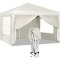 Produktbild: Woltu Pavillon, Beige, Metall, 300x300x260 cm, Sonnen- & Sichtschutz, Pavillons & Pergolas, Pavillons