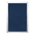 Produktbild: Lichtblick Dachfenster Sonnenschutz Sonnensegel für innen, Haftfix, ohne Bohren, Verdunkelung, mit Saugnäpfen, für bewegliche und feststehende Fenster Blau, 59 cm x 96,9 cm (B x L) für MK06