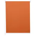 Produktbild: Rollo HWC-D52, Fensterrollo Seitenzugrollo Jalousie, 80x230cm Sonnenschutz Verdunkelung Blickdicht - orange