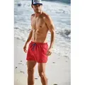 Produktbild: Badeshorts S.OLIVER, Herren, Gr. M (50), N-Gr, rot, Microfaser, Microfaser, Polyester, kontrastfarbene Details, unifarben, Badehosen Badeshorts, mit komplementärem Farbdesign