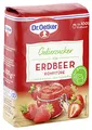 Produktbild: Dr. Oetker Gelierzucker für Erdbeer Konfitüre, 500 g, fertiger Gelierzucker, zum Selbermachen von Konfitüren & Gelees aus Erdbeeren, vegan