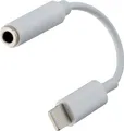 Produktbild: 17926 Buchse 3.5mm auf Lightning Stecker (Weiß)