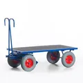 Produktbild: Rollcart Handwagen 15-05202, mit Plattform, Luftbereifung, Tragkraft 1000kg, 2000 x 1000mm
