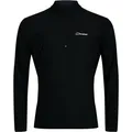 Produktbild: Berghaus Herren 24/7 Base Half Zip Longsleeve (Größe S, schwarz)