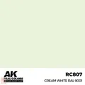 Produktbild: AK Interactive RC807 - Cream White RAL 9001 17 ml. - Neu