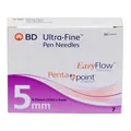 Produktbild: BD Ultra-Fine Pen-Nadeln 5 mm 31 G · 105 St · PZN 14046744
