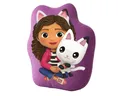 Produktbild: Gabby's Dollhouse Dekokissen Kissen Lila Dekokissen in 3D-Optik für Sofa & Bett