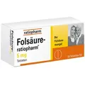 Produktbild: FOLSÄURE-RATIOPHARM 5 mg Tabletten 20 St