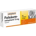 Produktbild: Folsäure-ratiopharm® 5 mg