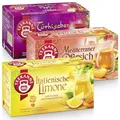 Produktbild: Teekanne Ländertee-Set 3 Sorten, Italienische Limone, Mediterraner Pfirsich & Türkischer Apfel, 155 g