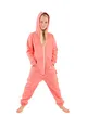 Produktbild: opoppy Kinder Jumpsuits Jungen Mädchen Overall Onsie Anzug mit Zwergen Kapuze (98-104, Rosa)