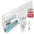 Produktbild: Schimmel Dry – 2er Set | Schimmelentferner für Wand & Bad | Ohne Chemie, dauerhaft schimmelfrei | Alternative zu Schimmelspray & Schimmelfarbe - Weiß