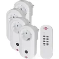 Produktbild: Brennenstuhl Funksteckdose RC CE1 4001, für innen, 25m Reichweite der Fernbedienung, weiß, 4 Stück