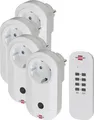Produktbild: Brennenstuhl Funkschaltset 1000W RC CE1 4001 4x IP20 Empfänger, 1x Handsender