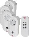 Produktbild: Brennenstuhl Funkschalt-Set RCCE1 4001 Funksteckdosen 25m Reichweite IP20 weiß