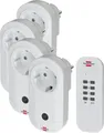 Produktbild: Brennenstuhl Comfort-Line RC CE1 4001 Funkschalt-Set 4 Steckdosen Fernbedienung