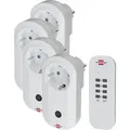 Produktbild: Brennenstuhl Comfort-Line Funkschalt-Set CE1 4001, Schaltsteckdose, weiß