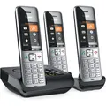 Produktbild: Gigaset Comfort 500A trio Telefon Analog Anrufbeantworter schwarz/silber