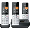 Produktbild: Gigaset COMFORT 500A trio silver-black Schnurloses Telefon