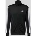 Produktbild: adidas Sportswear Sweatjacke mit Logo-Stitching in Black, Größe XL