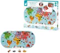 Produktbild: Janod Puzzle Welt, 28 Puzzleteile, für die Badwanne