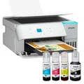 Produktbild: EPSON EcoTank ET-2956 3 in 1 Tintenstrahl-Multifunktionsdrucker weiß mit 40 Euro CashBack