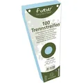 Produktbild: Exacompta Packung mit 100 Trennstreifen, gelocht, trapezförmig aus Recycling-Papier 180g/qm, 105x240mm - Forever