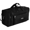Produktbild: Sporttasche, Reisetasche und Fitnesstasche für Damen und Herren- Tainingstasche, Gym Bag (Schwarz, L 60 x B 24 x H 32 cm (ca.45 L))