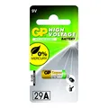 Produktbild: GP -29AB Blisterpackung mit 1 Hochvolt-Alkaline-Batterie 9V