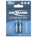 Produktbild: 2x Ansmann EXTREME Lithium AA Batterien für Rauchmelder Hohtemperaturzellen