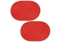 Produktbild: Haus und Deko Platzset Platzset 2er Set oval ca. 45x30 cm Platzdeckchen Tischset geflochtene, (2-St)