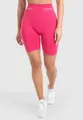 Produktbild: Smilodox Shorts Azura, Seamless Booty Scrunch Radlerhose mit Schriftzug Yoga & Gym Push Up High Waist Hotpants Blickdicht Shaped Fit Fitness Alltag