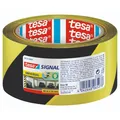 Produktbild: Markierungsklebeband tesa Signal 66m x 50mm Gelb/Schwarz Warnband