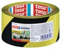 Produktbild: (0,09€/1m) tesa Signal UNIVERSAL Markierungsklbeband, gelb-schwarz & rot-weiß