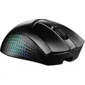 Produktbild: MSI CLUTCH GM51 LEICHTE KABELLOSE Gaming-Maus, rechte Seite, RF Wireless + Bluetooth + USB Typ-C, optisch, 26000 DPI