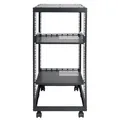 Produktbild: Uimoso 20U 4 Serverschrank-Netzwerkgehäuse mit offenem Rahmen 58 x 510 x 982 mm