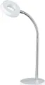 Produktbild: Reality Leuchten LED Tischleuchte Rennes, LED fest integriert, Warmweiß, Schreibtischlampe, verstellbarer Flexarm, weiß, warmweiß, 3000 Kelvin