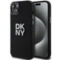 Produktbild: iPhone 15 Hülle DKNY Liquid Silicone Metall Logo Schwarz