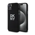 Produktbild: DKNY Liquid Silicone Metal Logo - iPhone 15 / 14 / 13 Hülle (Schwarz)