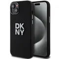 Produktbild: DKNY Flüssigsilikon-Metalllogo-Hülle für iPhone 15, Schwarz