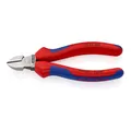 Produktbild: KNIPEX 70 02 140 Seitenschneider mit Mehrkomponenten-Hüllen schwarz atramentiert