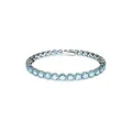 Produktbild: Swarovski Damen-Armband Swarovski-Kristall M, Hellblau, Silber 32023778