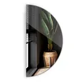 Produktbild: Halbkreisförmige Wandspiegel Badspiegel Dekospiegel Spiegel Badezimmer 80 cm