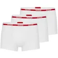 Produktbild: HUGO Boxer Herren Boxershort 3er Pack Baumwolle (Packung, 3er Pack) weiß M