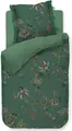 Produktbild: Pip Studio Bettwäsche Cece Fiore_Green_DE_UV_135x200 135 x 200 cm + 1x 80 x 80 cm 1 Bettbezug, 1 Kissenbezug